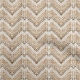 thumbnail image 1 of oneOone Cotton Cambric Beige Fabric Chevron Quilting Supplies Print Sewing Fabric By The Yard 56 Inch Wide, 1 of 4