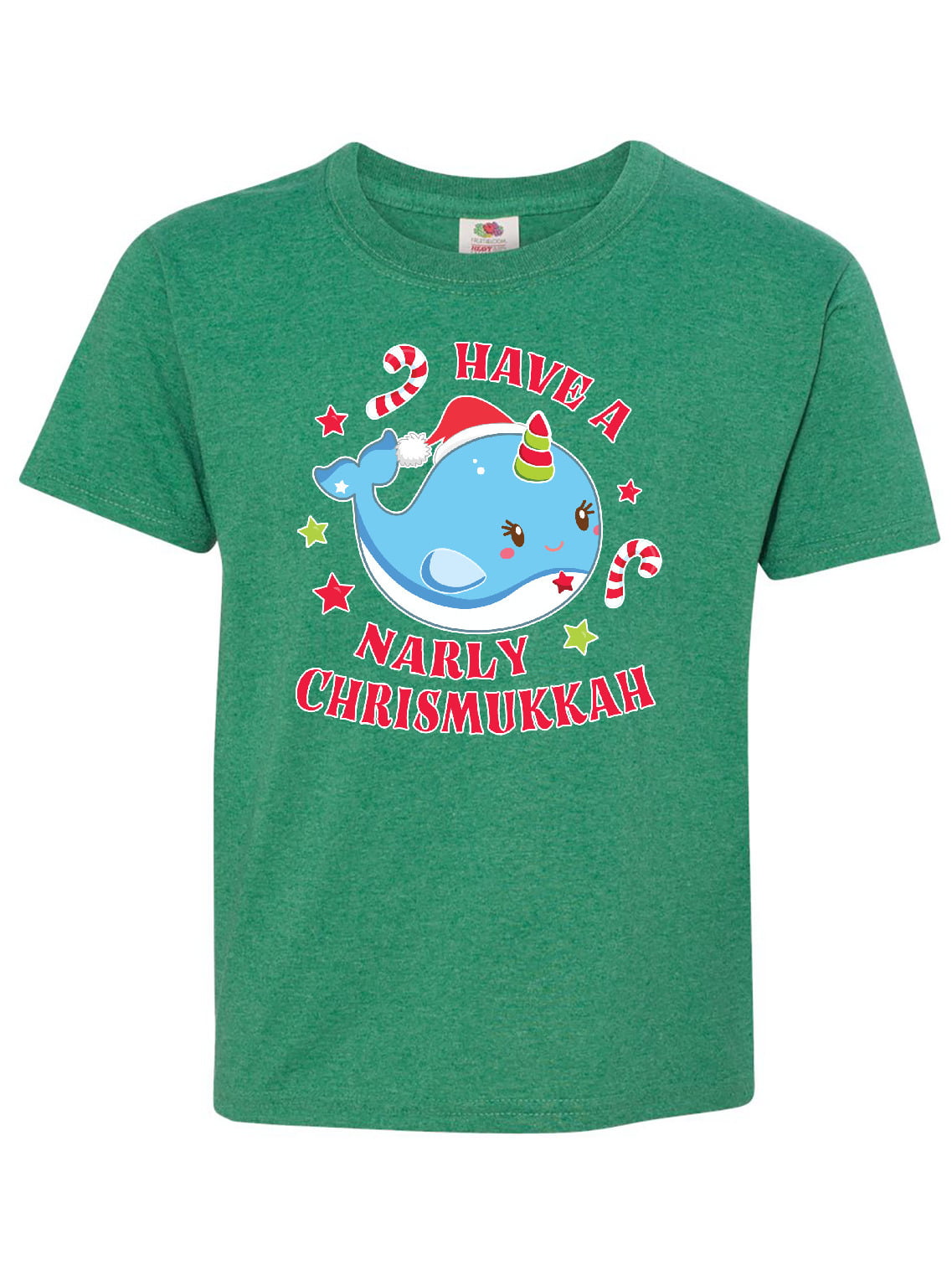 inktastic-have-a-narly-chrismukkah-with-cute-narwhal-and-candy-canes