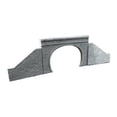 thumbnail image 2 of MERIGLARE 2 Pieces Railroad Tunnel Portal Model N Scale Train Structure Accessory Gypsum DIY Mountain Cave Tunnels Railway Track Tunnel Entrance Micro Landscape Diorama suitable for With Slopes, 2 of 8