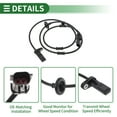 thumbnail image 4 of Sensor de velocidad de rueda ABS Unique Bargains Sensor ABS Sistema de frenos antibloqueo No.56041308AA para Jeep Grand Cherokee Wj 1999-2004 1 Pc Trasero Derecho, 4 of 7