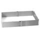 thumbnail image 4 of Naiovety Molde para pasteles, accesorios para hacer postres, moldes para hornear DIY cuadrados de acero inoxidable Mostrada, 4 of 6