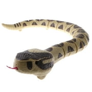 Angle View: Large Infrared RC Remote Control Moving Quickly Rattlesnake Animal Prank Trick Scary Toy Party Bag Fillers