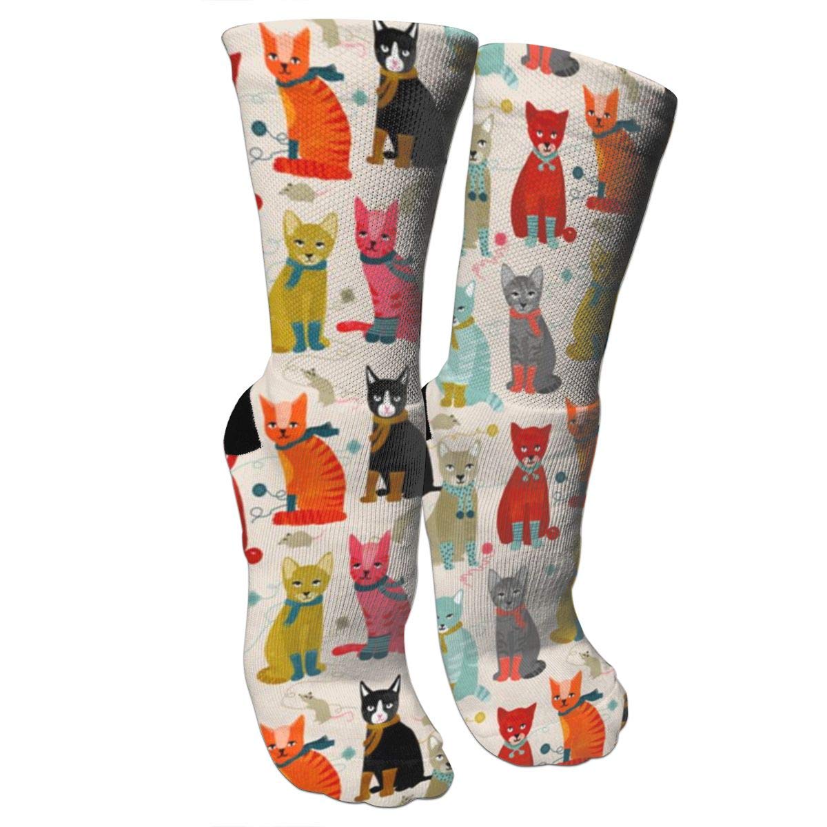 Cat Ladies Compression Socks Unisex Printed Socks Crazy ...