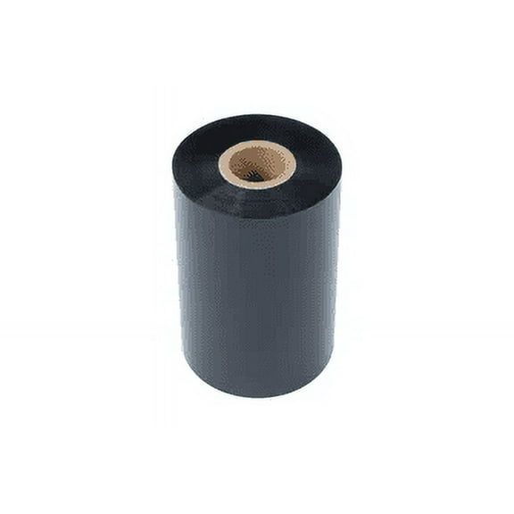 Brother 4.33" Wide Black Thermal Transfer Wax Ribbon, 600m Roll, 12 Rolls