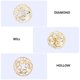 thumbnail image 3 of 3pcs Pet Parrot Ball Toys Durable Pet Bird Playthings Juguetes de bola de pájaros (dorado), 3 of 6