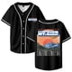 thumbnail image 2 of Josiah Queen The Mt. Zion Tour Merch Jersey de béisbol camisa con cuello en V mujeres hombres ropa de calle de manga corta, 2 of 3