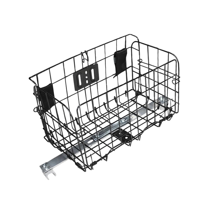 Cesta trasera,Cesta portátil para silla de ruedas para personas mayores,Cesta de metal plegable para viajes,parques y exteriores.,Accesorio multifuncional y resistente para silla de