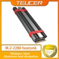 thumbnail image 2 of M.2 2280 Solid State Drive Radiator M2 NVME SSD Drive Aluminum Alloy Heatsink For Desktop PC Laptop PS5 M.2-GY, 2 of 6