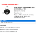 thumbnail image 2 of Brake Booster - Compatible with 2014 - 2015 GMC Sierra 1500, 2 of 2