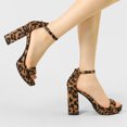 thumbnail image 2 of BLISSFUL STEP Women's Open Toe Platform Ankle Strap Chunky Heel Sandals, 2 of 7