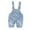 Blue, variant on Girls Jean Overalls Casual Strap Jeans Dungarees Toddler Jeans for Girls 2T