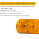 thumbnail image 1 of Luz de advertencia intermitente LED para camión, 6 cuentas, resistente al agua, 12-80 V, luz de señal para remolque de RV, luz de ancho para motocicleta, 1 of 4