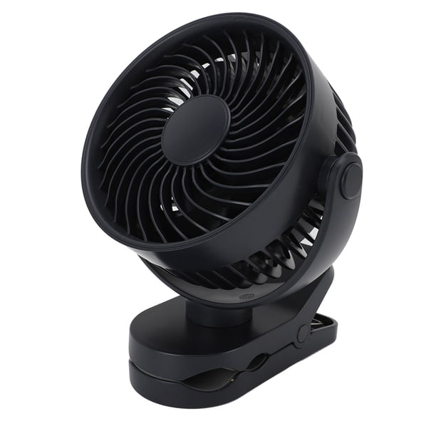 Mini Clip En El Ventilador, Ventilador Personal Portátil De Rotación De 360 con 4 Velocidades, Ventilador De Enfriamiento De Escritorio Recargable USB, Ventilador De