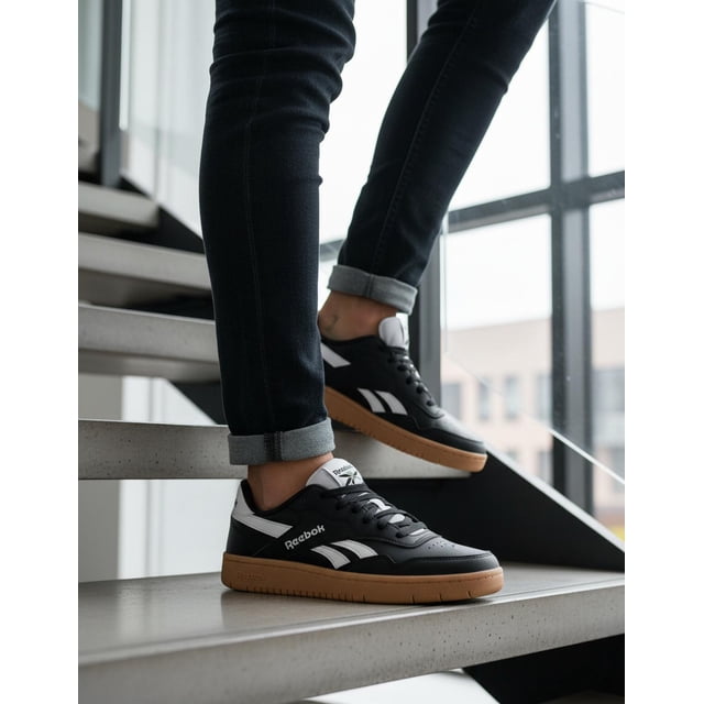 Tenis Reebok Hombre Caballero Bb 1000 Negro Blanco Casual negro 9 MX