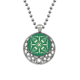 thumbnail image 1 of Talavera verde estilo Patron decorativo Collares Colgante Retro Moon Stars Jewelry Unbranded M, 1 of 3