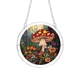 thumbnail image 2 of Iridescent Mushroom Acrylic Puzzle Suncatcher DIY Assembly Color Refraction Hanging Ornament Window Wall Decor Gift for Home Bedroom Balcony,B, 2 of 6