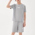 thumbnail image 6 of ITSAME Girls Athletic Outfit Sets, Quick-Dry Crewneck Tops and Shorts 2-Piece Loose Outdoor Sport Sets Light Blue Size 14-15, 6 of 6