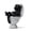 Black, variant on Soumake Mini Cat Model High Simulation Vivid Expression Decoration Accessories Toilet Miniature Cat Animal Model Toy For Kids Practical