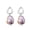 Purple, variant on YAMI 9-10mm Baroque Freshwater Black Pearl Drop Earrings for Women, 925 Sterling Silver Cultured Pearls Dangle Earrings, Mother 's Day Jewelry Gift