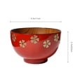 thumbnail image 2 of WHAMVOX Floral Shaped Bowl Acacia Wood Decorative Bowls for Home Use 1Set, 2 of 8