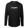 thumbnail image 2 of Men's Levelwear Black Columbus Blue Jackets Oscar City Capsule Long Sleeve T-Shirt, 2 of 3