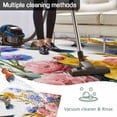 thumbnail image 5 of Hummingbirds Outdoor Rug for Patio/Deck/Porch, Non-Slip Large Area Rug 4 x 6 Ft, Spring Summer Watercolor Flowers Plant Indoor Outdoor Rugs Washable Area Rugs, Reversible Camping Rug Carpet Runner, 5 of 8