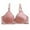 Light Pink, variant on Women Padded Solid Bra Fashion Gathering Underwire Free Bra Comfortable Adjustable Plus Size Apparel 38 Hot Pink