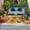 Yellow, Gold, variant on Sunflower Outdoor Rug for Patio/Deck/Porch, Non-Slip Large Area Rug 3 x 5 Ft, Green Botanical Yellow Floral Rustic Plaid Indoor Outdoor Rugs Washable Area Rugs, Reversible Camping Rug Carpet Runner