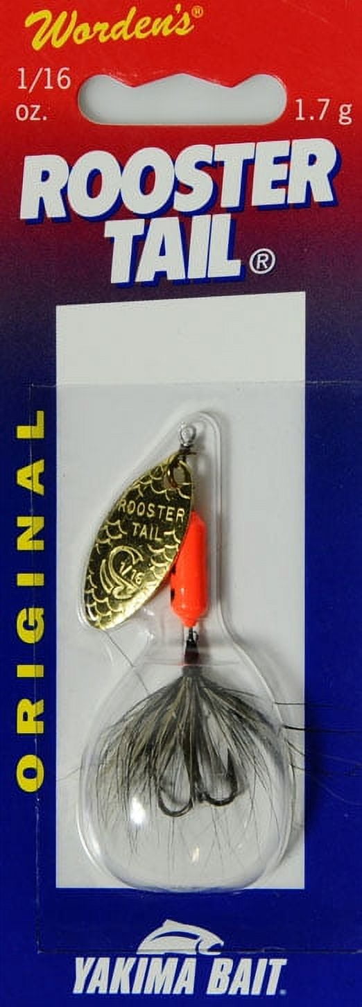 (2 pack) Yakima Bait Original Rooster Tail ( Base UPC 0004296524698)