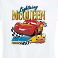 thumbnail image 3 of Disney's Cars - Lightning McQueen Think Fast - Women's Short Sleeve Graphic T-Shirt, 3 of 5