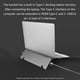 thumbnail image 2 of INUO Soporte para Laptop INUO con Dock Integrado, Gris Espacial - Ángulo Ajustable, Tipo-C, 3 USB 3.0, HDMI, Carga Rápida PD, 4K HD, Plegable y Portátil, 2 of 6