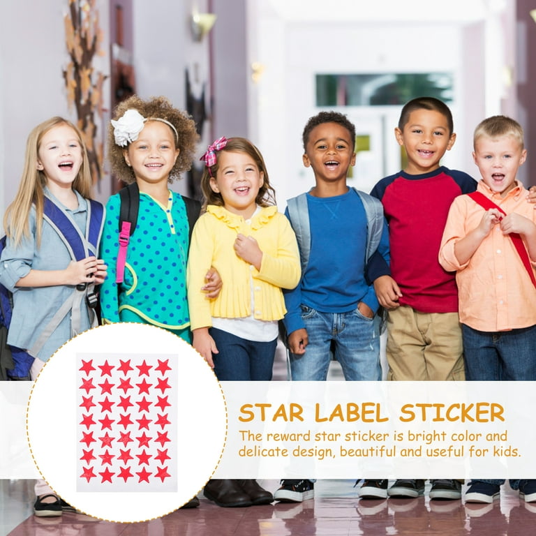 Mini Star School Reward Stickers Kid (10 Sheets)