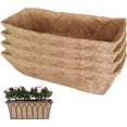 thumbnail image 3 of SURJDE Coconut Planter Liners, Coconut Liners for Planters 4PCS 30 Inch Coconut Planter Liners Breathable Coconut Fibre Flower Basket Liners Coco Planter Liner for Window Box Wall Trough Plant, 3 of 7