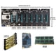 thumbnail image 1 of Btc-S37 Placa Base Para Minería Sin Elevador 8 Gpu Bitcoin Crypto Etherum Mining Set Con 8Gb Ddr3 1600Mhz Ram 1037U 128Gb Msata Ssd Cable De Alimentación sonducket EL012794-00, 1 of 6