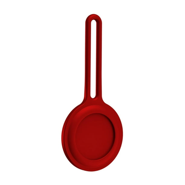 Funda protectora de silicona antiarañazos para , funda protectora suave ligera antipérdida para buscador de llaves - Red rojo