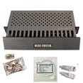 thumbnail image 1 of Neat Patch 2U Cable Management Kit - 1 Pack w/ 48 CAT6 Patch Cables (2FT Gray), 1 of 3