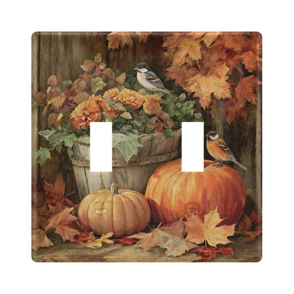 Beautiful Fall Scene Decorative Light Switch Plates Switch Cover Decorative Wall Plates Ideal for Living Room Kitchen Bedroom and Study