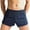 Dark Blue, variant on TMOYZQ Mens Cotton Boxer Briefs Stripes Pattern Soft Breathable Stretch Underwear Elastic Waist No Fly Mid-Rise Boxers Tagless Comfortable Underpants