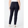 thumbnail image 3 of Roaman's Women's Plus Size High-Rise Tummy Control Straight-Leg Jeans, 3 of 4