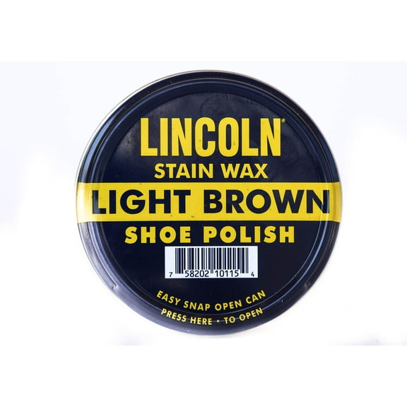 Lincoln Stain Wax Shoe Polish - 2.2 oz