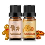 Yethious Pumpkin Pie, Gingerbread Essential Oil 10ml for Diffuser 100% Pure Organic Aromatherapy