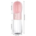 thumbnail image 4 of thinsony Distributeur d'Eau Chaude pour Animaux de Compagnie Étanche Bol Manuel Outil Mug Marche Randonnée Rose, 4 of 8