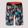 thumbnail image 3 of Jumpingount Pantalones cortos de surf para caminar en la playa Patrón estampado Piernas anchas Pantalones cortos de verano Pantalones casuales Prendas para la parte inferior del cuerpo Negro M, 3 of 6