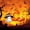 Orange 03, variant on Manfei Halloween Themed Pumpkin 7 Pieces Full Size Bedding Sets,Cute Monogrammed E Full Size Bed in a Bag,Orange,Halloween Reversible