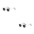 thumbnail image 3 of Gafas de sol Jumpingount Steampunk redondas pequeñas y elegantes para hombres y mujeres dorado oro negro gris 2Conjunto, 3 of 6