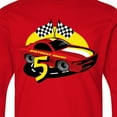thumbnail image 4 of Inktastic Race Car 5th Birthday Long Sleeve Youth T-Shirt, 4 of 5