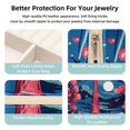 thumbnail image 3 of Valentine's Day Travel Portable Square Jewelry Stand with Box, Display, and Bracelet Holder - Ideal for Rings, Earrings, Necklaces, and More - Suitable for Girls and Women, 3 of 6
