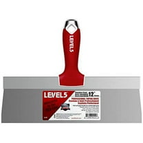 12" Soft-Grip Stainless Steel Taping Knife - LEVEL5