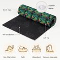thumbnail image 6 of Area Rugs 4'x6'. Summer Botanical Carpet Runner Indoor Outdoor Rugs Home Decor Aesthetic, Tropical Monstera Leaves Flowers Green Non Slip Mats Washable Accent Rug for Living Room Bedroom, 6 of 8