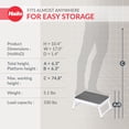 thumbnail image 4 of Hailo Folding Step Stool, OneStep Compact Platform, Non-Skid, 330 Lbs Capacity, 4 of 11